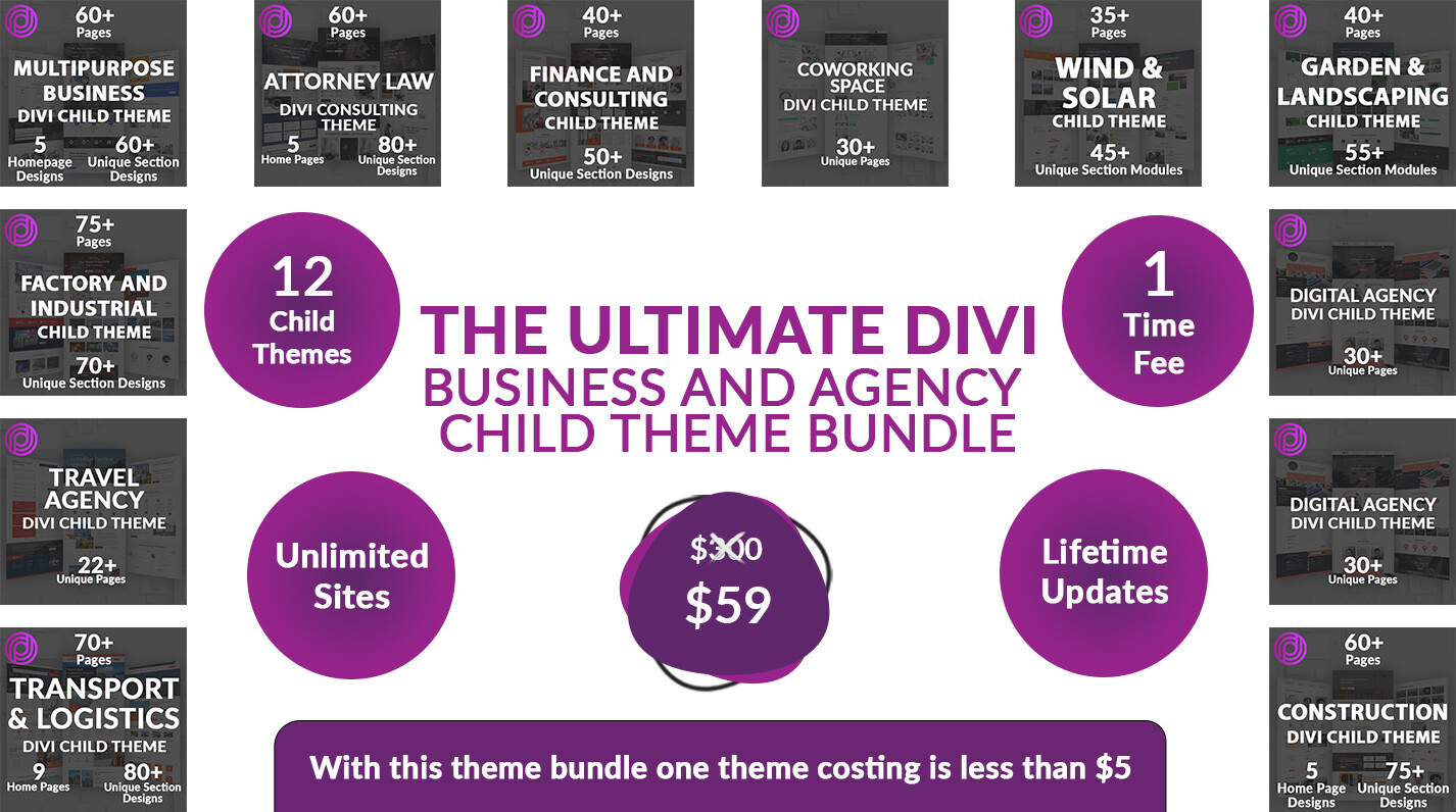 The Ultimate Divi Business and Agency Theme Bundle